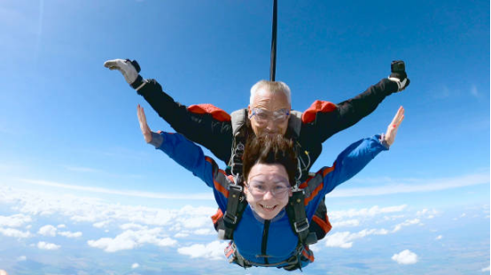 breathe properly while skydiving : how to relax and face the challenge